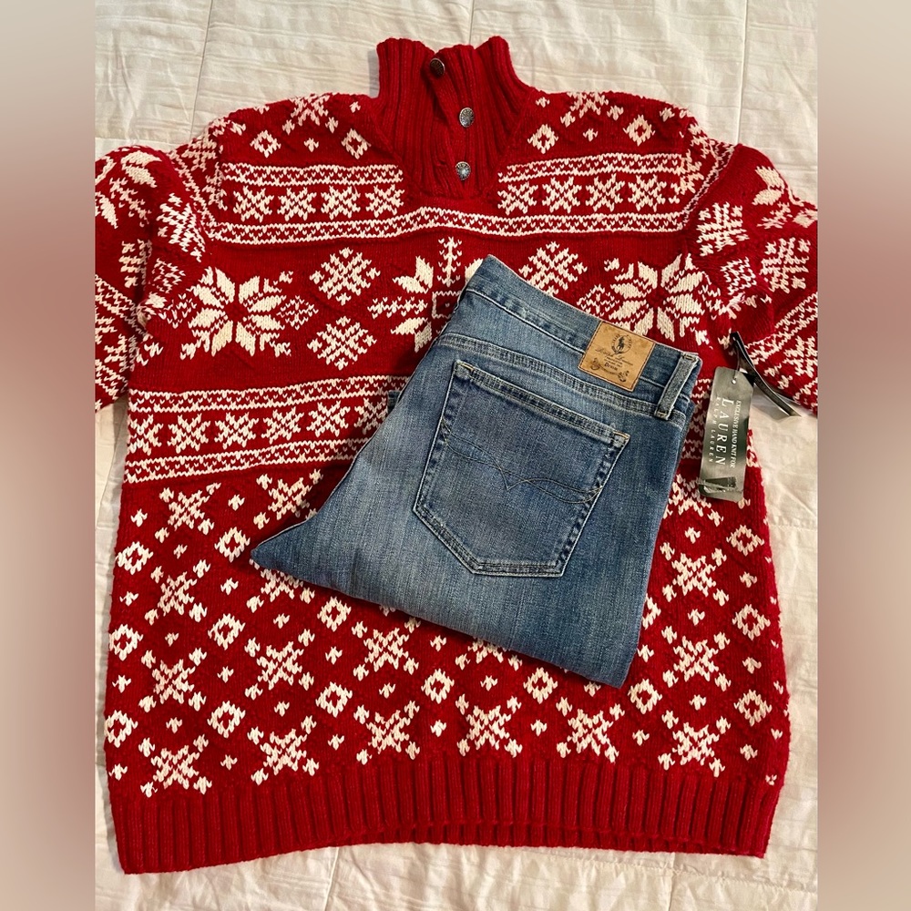 RALPH LAUREN SWEATER & JEAN BUNDLE